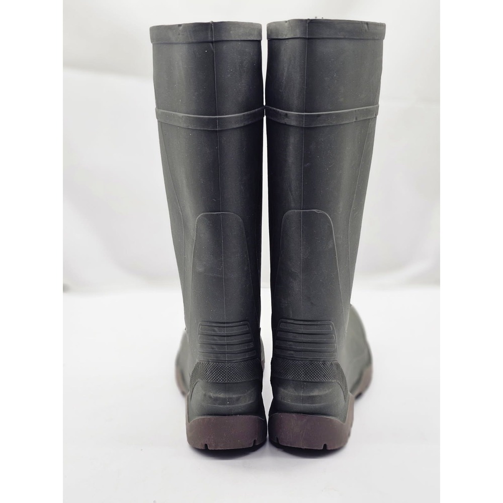 Rain Boots Women Size 8 Green Good Waterproof Rubber Lug Sole Canada - Picture 3 of 11